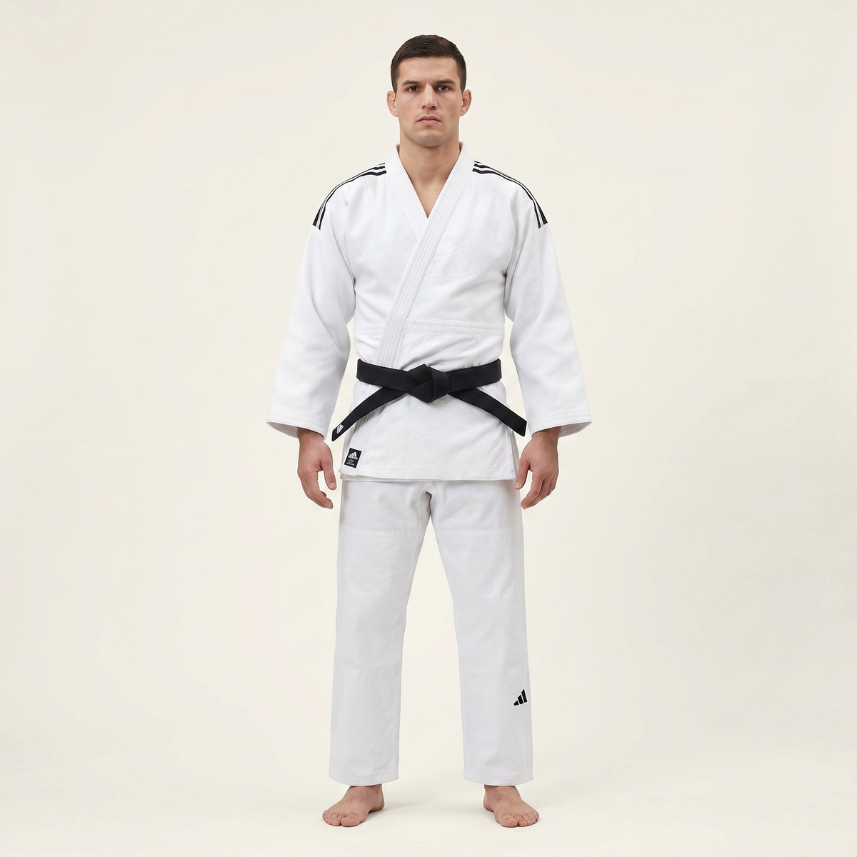 J690 Quest with Black and White Stripes – Judo Gear USA