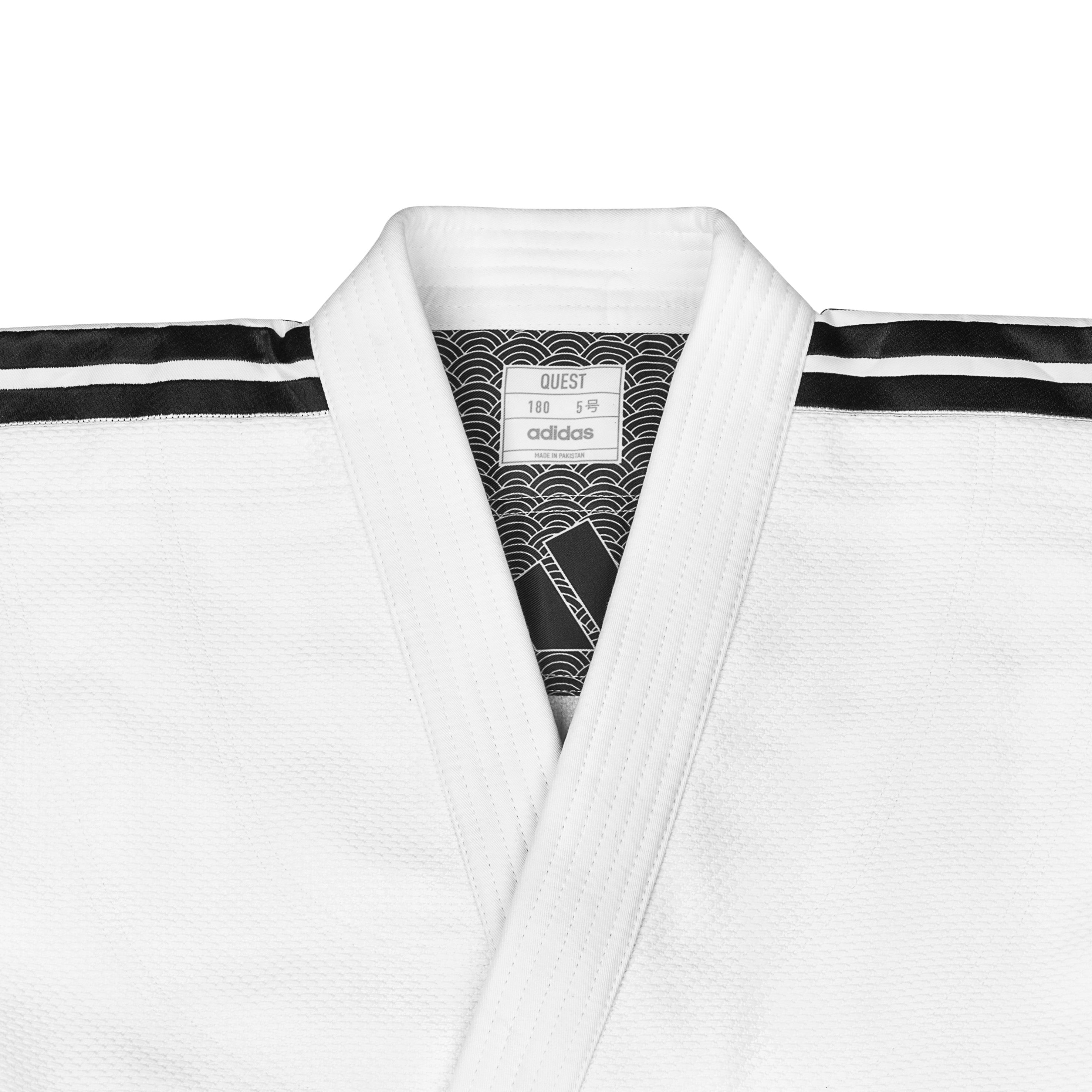 J690 Quest with Black and White Stripes – Judo Gear USA